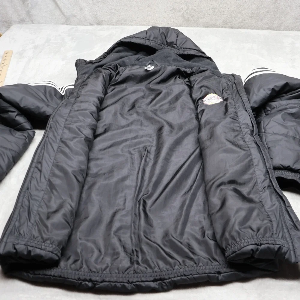 Adidas Jacket Mens Small Black Condivo 22 Winter Insulated Quilted Puffer LOGO